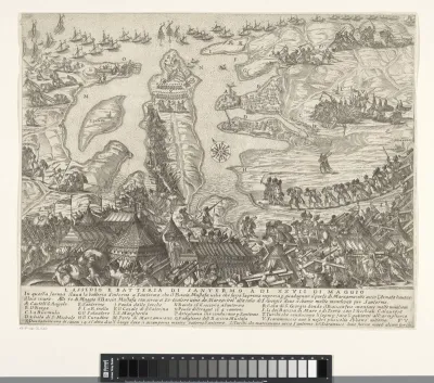 Het beleg van Santeremo op Malta