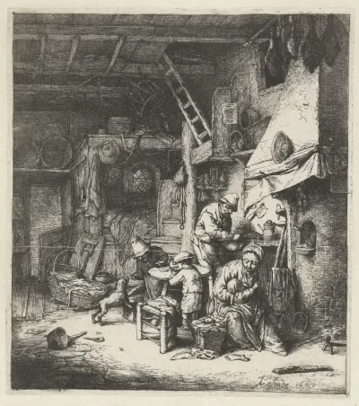 Het boerenhuishouden
