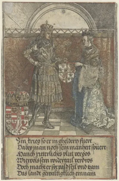Het Bourgondische huwelijk: Maximiliaan trouwt met Maria van Bourgondië