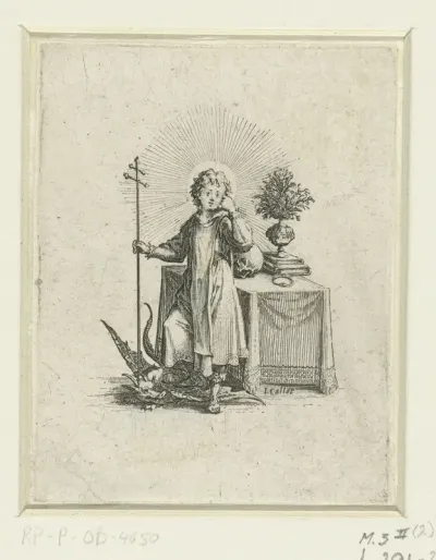 Het Christuskind vertrapt de zonde