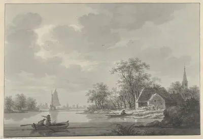 Het dorp Capelle aan de IJssel