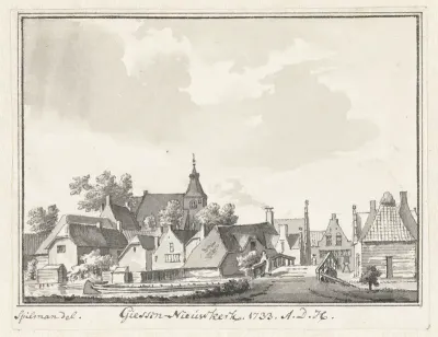 Het dorp Giessen-Nieuwkerk