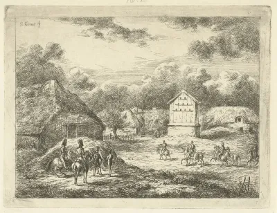 Het dorp Oosterbeek in Gelderland
