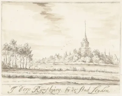 Het dorp Rijnsburg