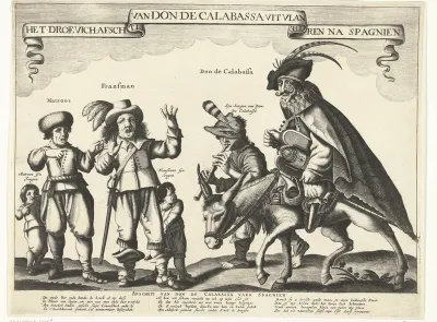 Het droevig afscheid van Don de Calabassa uit Vlaanderen en terugkeer naar Spanje, 1646
