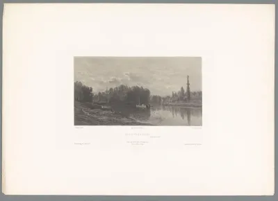 Het eiland Vaux bij Auvers-sur-Oise