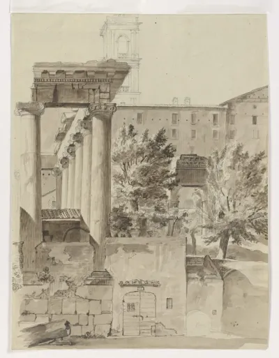 Het Forum Romanum in Rome