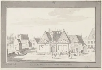 Het Geschuthuis en Ammonitiehuis bij de Oostpoort te Rotterdam