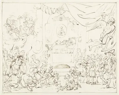 Het graf van John Law, 1720