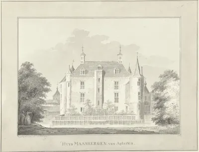 Het Huis Maarsbergen, van achteren