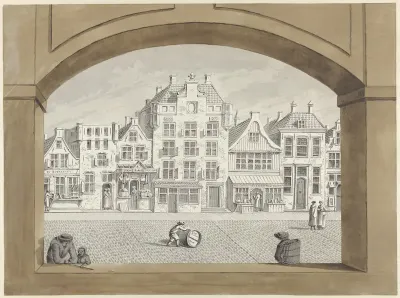 Het huis van Domburg in Middelburg