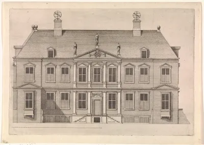 Het huis van Huygens aan het Plein te 's-Gravenhage
