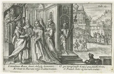 Het huwelijk van Aeneas en Lavinia