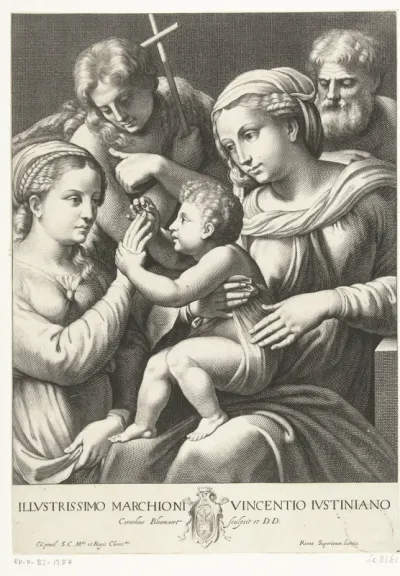 Het huwelijk van de heilige Catharina