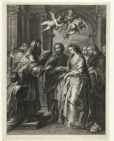 Het huwelijk van Maria en Jozef