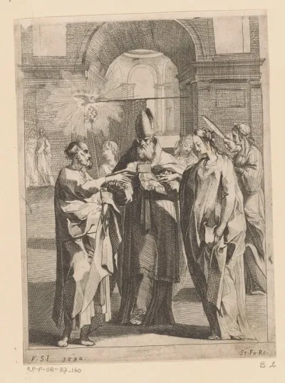 Het huwelijk van Maria met Jozef