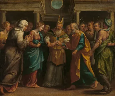 Het huwelijk van Maria met Jozef