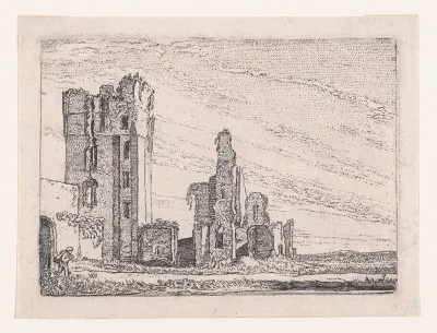 Het Huys te Kleef bij Haarlem, from Verscheyden Landtschapjes (Various Little Landscapes), Plate 3