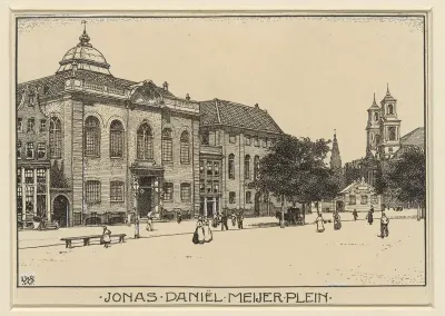 Het Jonas Daniël Meijer Plein te Amsterdam