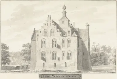 Het kasteel Bulkestein bij Deil, Gelderland