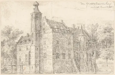 Het kasteel de Grote Ruwenberg bij St. Michielsgestel