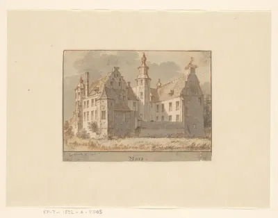 Het kasteel De Marsch bij Zutphen, Gelderland