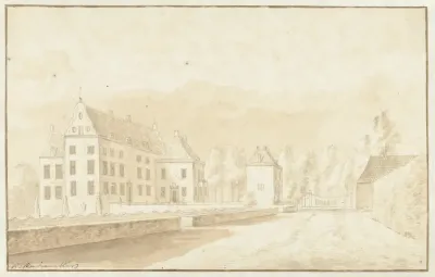 Het kasteel Dorth in Overijssel