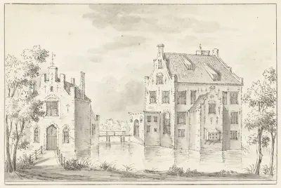 Het kasteel Groenewoude bij Woudenberg (?)