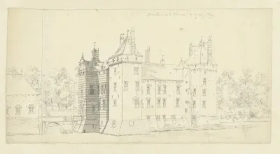 Het kasteel te Buren