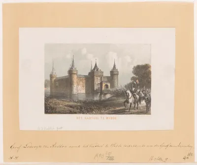 Het kasteel te Wedde
