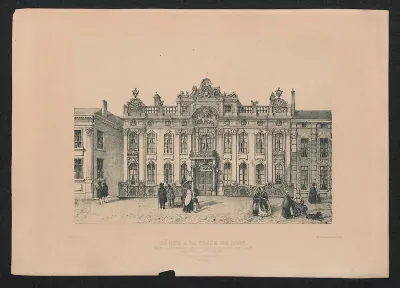 Het Koninklijk Paleis (vroeger Hôtel de Susteren), gebouwd in 1748 te Antwerpen