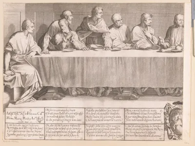 Het Laatste Avondmaal (linkerdeel)