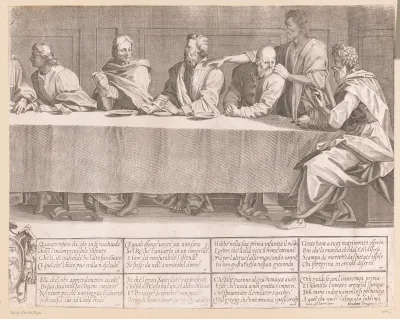 Het Laatste Avondmaal (rechterdeel)