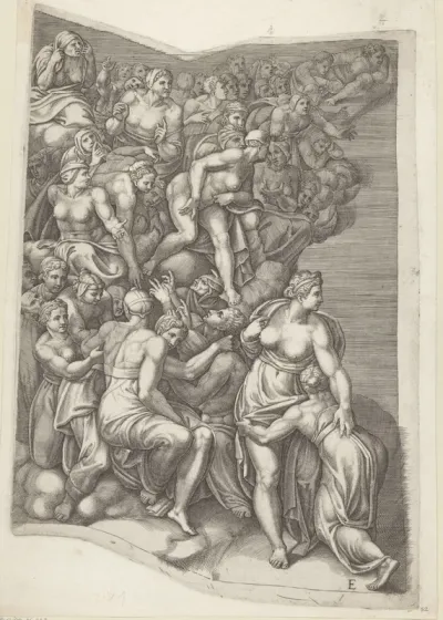 Het laatste oordeel, blad E