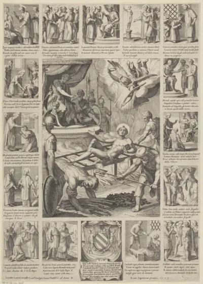 Het leven van de heilige Laurentius