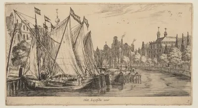 Het Leytsche veer, from Views of Amsterdam