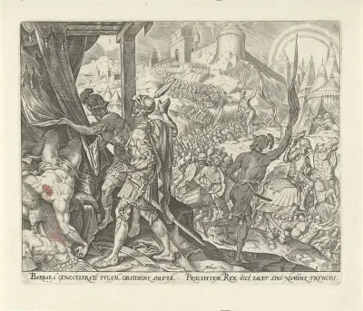 Het lichaam van Holofernes wordt ontdekt