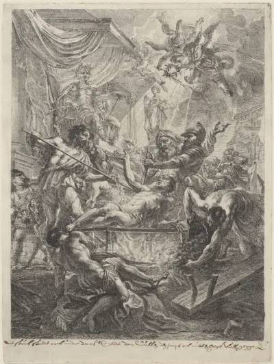 Het martelaarschap van de H. Laurentius