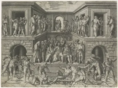 Het martelaarschap van de heilige Laurentius