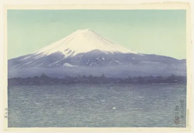 Het meer Kawaguchi