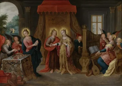 Het mystieke huwelijk van de heilige Agnes
