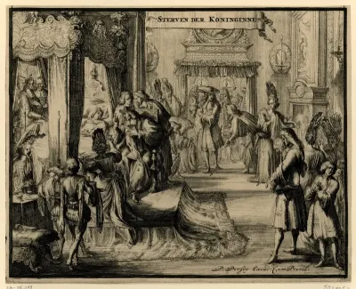 Het overlijden van de koningin, 1695