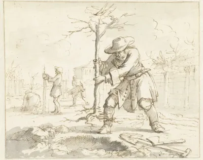 Het planten van bomen