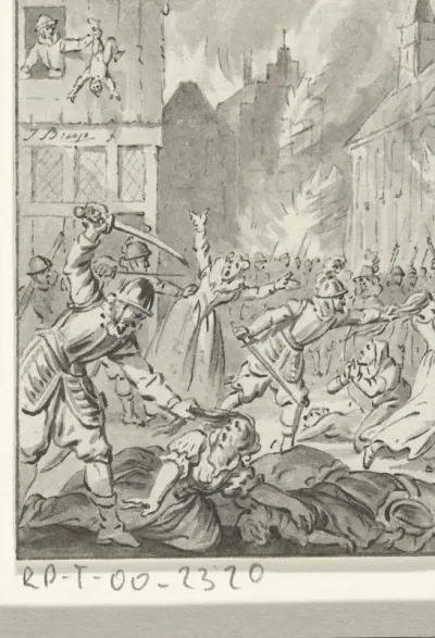 Het plunderen en uitmoorden van Oudewater, 8 augustus 1575