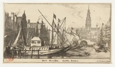 Het Rokin met de Beurs