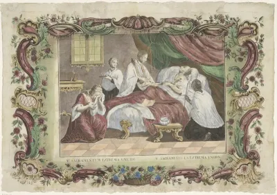 Het sacrament van het laatste oliesel