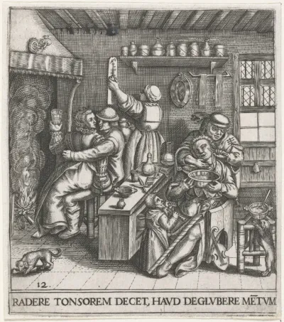 Het scheren van de zot