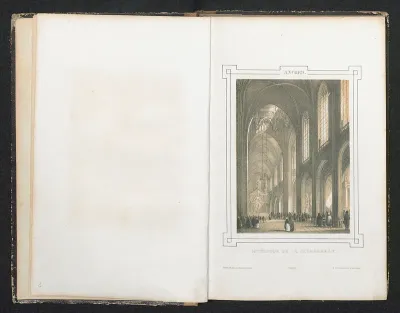 Het schip van de kathedraal van Antwerpen