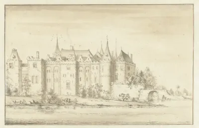 Het slot te Gouda