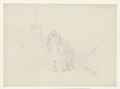Het Stadhuis en de Grote Kerk te Hasselt